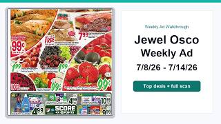 Jewel Osco Weekly Ad (7/8/26 - 7/14/26) Top Deals