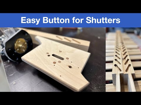 How to Make a Jig for Perfect Louver Slots in Shutters - Build Once, Use Forever