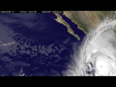 Still from NASA's Satellite Movie Sees Record-Breaking Hurricane Patricia