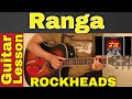 Ranga | ROCKHEADS - Guitar Lesson | Chords