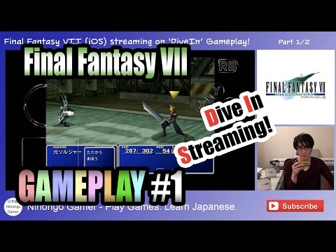 Final Fantasy VII (iOS) on 'DiveIn' Streaming Service! GAMEPLAY Part 1/2 - YouTube