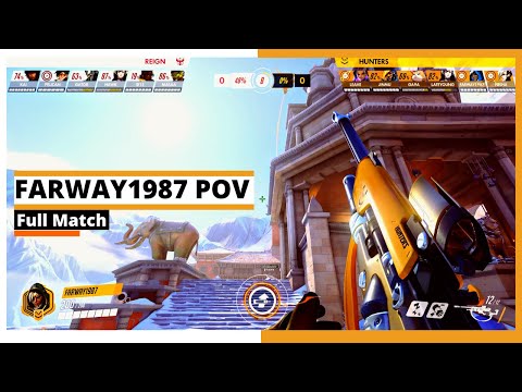 FARWAY1987 POV | Ana & Zenyatta | Playoffs - Hunters vs Reign | Full Match | OWL Season 2021
