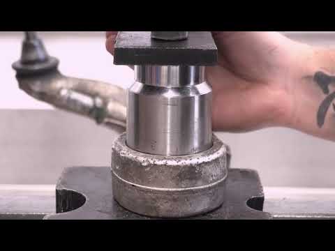 Gktech Z33 350Z V35 G35 Front Compression Rod Spherical Bearing Install