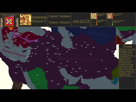 (Alternative) The Final Years of the Sasanian Empire - Every Month (599 - 667 CE) (Part 1)