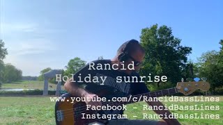 Rancid - Holiday sunrise Bass Cover
