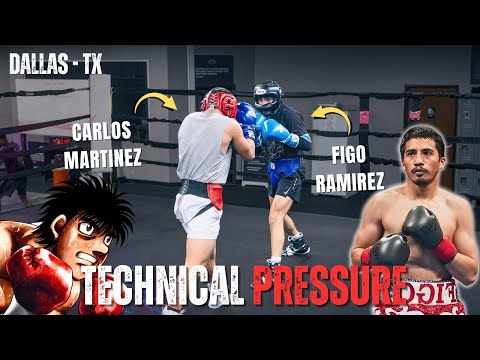 SHARP! 9-0 PRO BOXER Spars With Dallas RISING STARS For 6 Rounds!