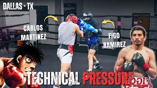 SHARP! 9-0 PRO BOXER Spars With Dallas RISING STARS For 6 Rounds!