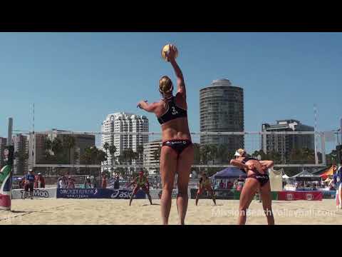 2016 ASICS WSOBV Long Beach Borger & Buthe GER vs  Gordon & Wilkerson CAN