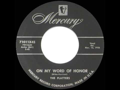 1957 HITS ARCHIVE: On My Word Of Honor - Platters
