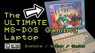 The ultimate MS-DOS gaming Laptop - Toshiba 300CDT - Exploration, Setup, Games #pcbway #dosgames