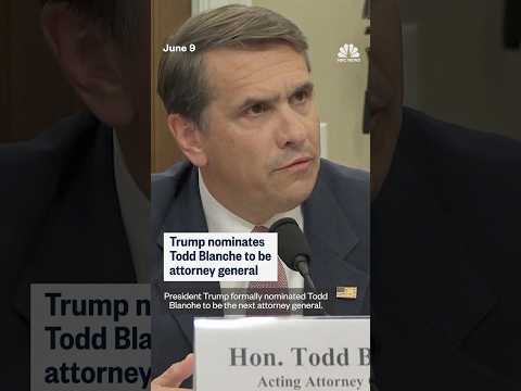 Trump nominates Todd Blanche for attorney general