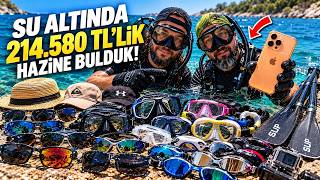 SU ALTINDAN 214.580 TL’LİK EŞYA ÇIKARDIK!