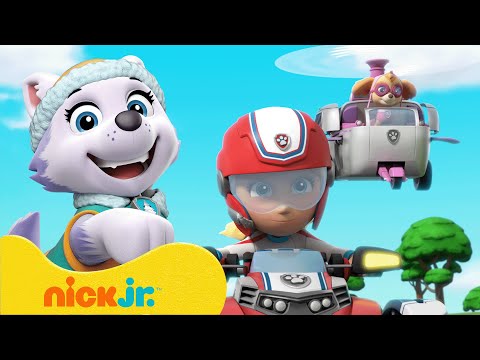 Capa de Patrulha Canina | Os Melhores Resgates de Cachorrinhas! c/ Skye, Everest & Katie! | Nick Jr.