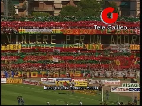 Ternana amarcord: Partita salvezza con l'Andria serie B 1998-99 lo spettacolo del Liberati