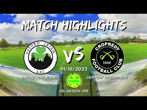 Oxford Irish vs Cropredy Devs - MATCH HIGHLIGHTS 01/10/2022