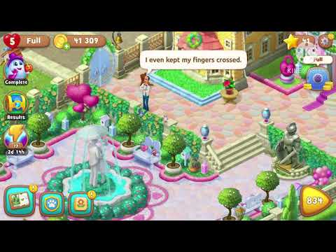 How to beat Level 834 of Gardenscapes?