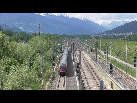 Neue Unterinntalbahn bei Jenbach | ÖBB Railjet +Rh 1116, Rh 4024 | Münsterertunnel