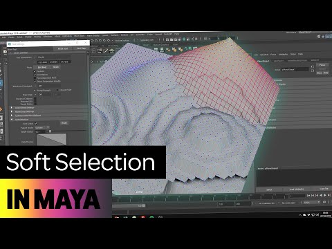 How to use Soft Selection in Maya