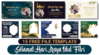 Template Idul Fitri 2021 || Background Idul Fitri 2021 || Mentahan Template Idul Fitri 1442 H