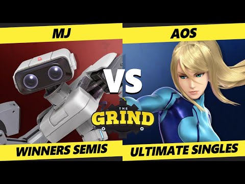 The Grind 142 Winners Semis - Mj (ROB) Vs. AoS (ZSS, Mario) Smash Ultimate - SSBU