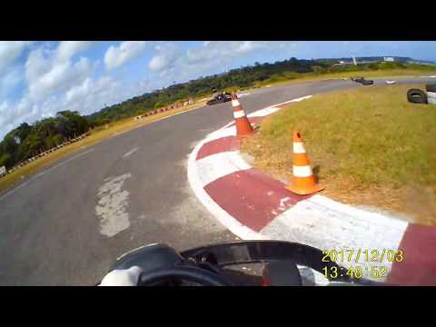 Corrida Tamboril Kart 03.12.17 visão do piloto