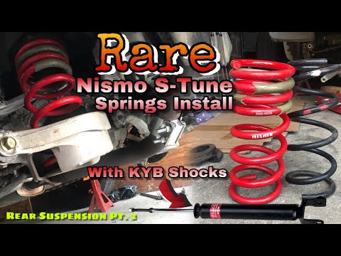 Ep. 10 | 350z How to Remove and Install Rear Shocks + Lowering Springs | Nismo S-tune w/ Excel-G KYB