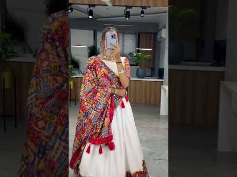 LNB LNB2047WHT Poly Cotton Zari Weaving Lehenga Collection – product video thumbnail