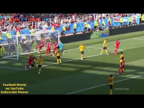 Gol tunisia dari dylan bronn ( belgia 2 - 1 tunisia )