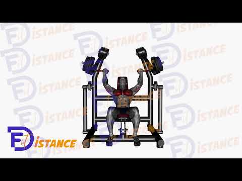 Exercice Développé horizontal assis incliné à la machine