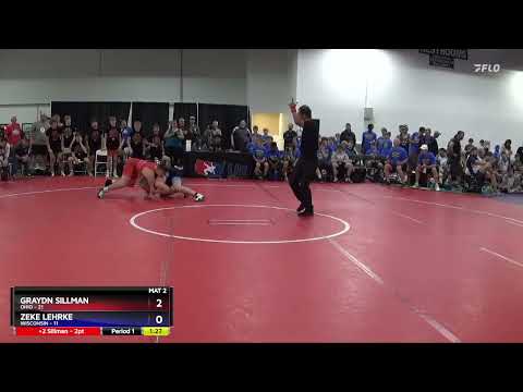 187 Lbs Round 2 (8 Team) - Graydn Sillman, Ohio Vs Zeke Lehrke, Wisconsin Fa8b