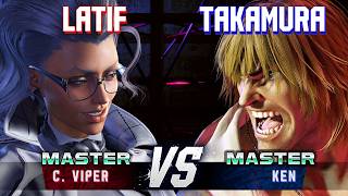 SF6 ▰ LATIF (C.Viper) vs TAKAMURA (Ken) ▰ High Level Gameplay