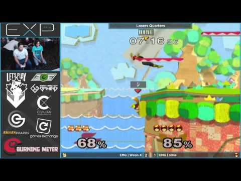 EXP 2015 - EMG | n0ne (Falcon) vs EMG | Weon-X (Fox) - Melee Singles Losers Quarters
