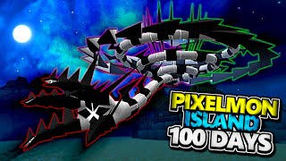 We Survived 100 Days On An Island In Pixelmon