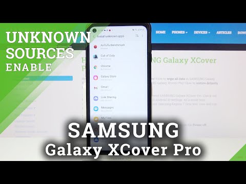 How to Install Apps From Unknown Sources in Samsung Galaxy XCover Pro - Allow Unknown Sources
