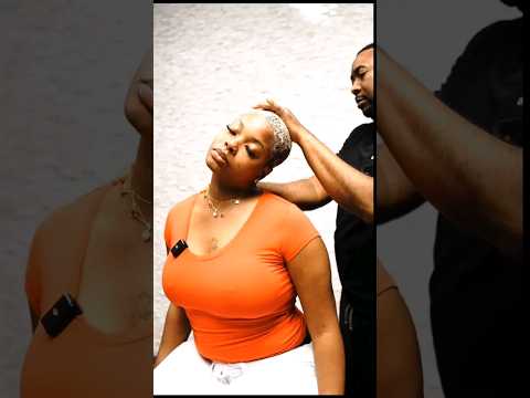 Her first chiropractic neck adjustment. Full video drops in January, 2024.