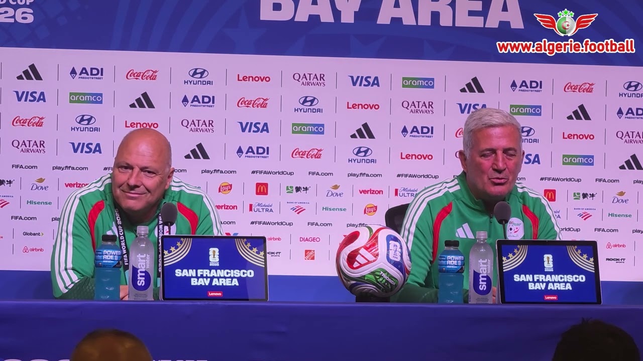 المؤتمر الصحفي الذي عقده فلاديمير بيتكوفيتش قبل مباراة الجزائر والأردن في كأس العالم 2026