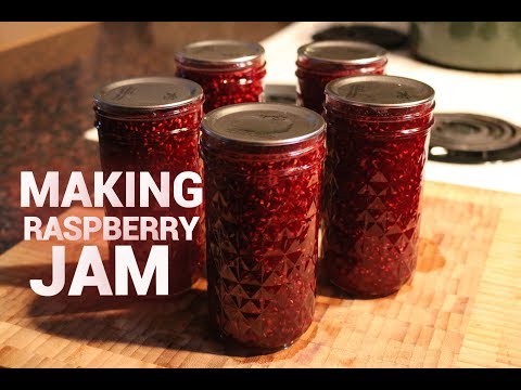 How To Make Raspberry Jam // A Canning Recipe