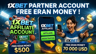 how to create 1xbet partners | 1xbetaffiliate account create English |1xbetaffil