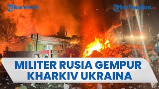 Rusia Bikin Kharkiv Terbakar Hebat: Perusahaan Pertanian & Lumbung 400 Meter Hancur, 4 Orang Tewas