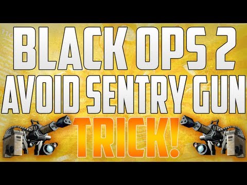 Black Ops 2 Glitches   How To Stay Invincible From Sentry Guns