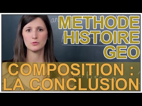 Composition: writing the conclusion - History-Geography - Les Bons Profs