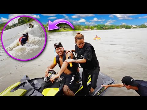 REAGI AO DESAFIO IMPOSSÍVEL DA BOIA NO LAGO - "Competição Do Skyline "