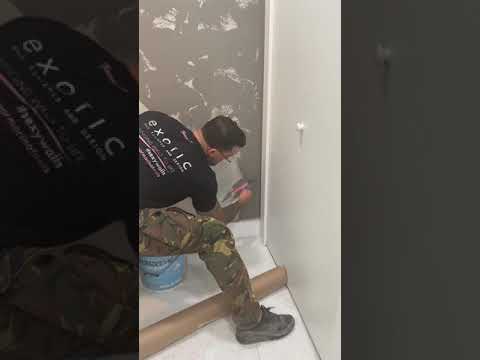 Venetian plaster coarse Marmorino application, Marmorino tools!