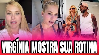VIRGÍNIA MOSTRA SUA ROTINA COM VINI JUNIOR EM MADRID 