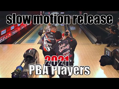 2021 PBA Players West Game slow motion release - PBA Bowling
