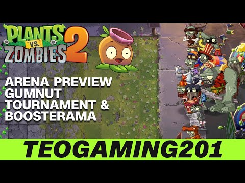 PvZ 2 | Arena Preview | Gumnut Tournament & Boosterama Gameplay