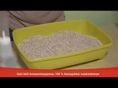 Cats Best OkoPlus Original Natūralus kraikas katėms 20L video