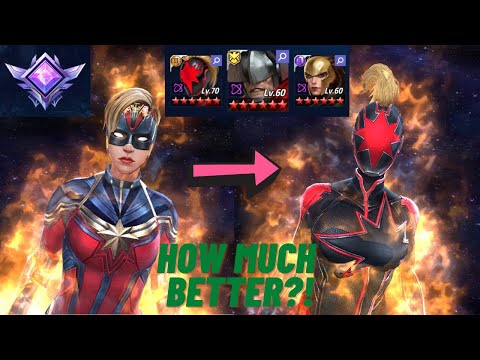 T3 CAPTAIN MARVEL (The Last Avenger vs Endgame) SQUAD BATTLE META and that's about it - MFF
