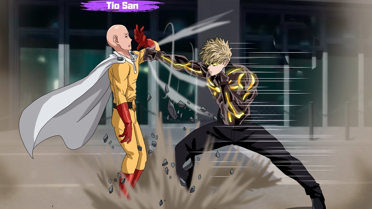 GENOS DEU O TROCO NO SAITAMA E FICOU NO MESMO NÍVEL DE PODER QUE ELE !
