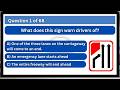Full 68 Question Learner S Licence Test 2025